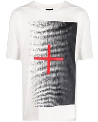 Thom Krom Abstract Graphic Print T Shirt