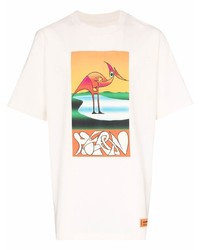 Heron Preston Abstract Heron Print T Shirt