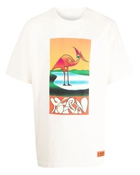 Heron Preston Abstract Heron Print T Shirt