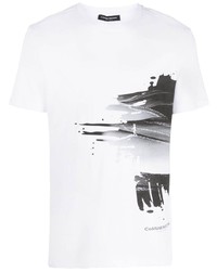 costume national contemporary Abstract Print Cotton T Shirt