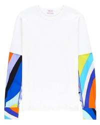 PUCCI Abstract Print Double Layer T Shirt