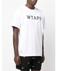 WTAPS Academy Logo Print T Shirt