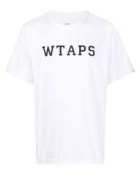 WTAPS Academy Logo Print T Shirt