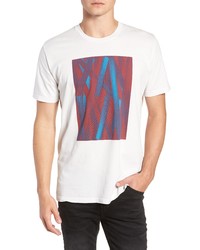 Vestige Acrylic Stripe Graphic T Shirt