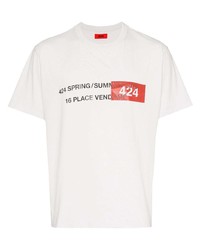 424 Address Print T Shirt