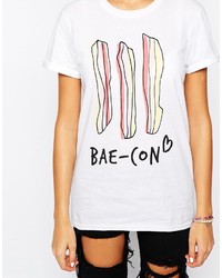 Adolescent Clothing Boyfriend T Shirt With B Con Print