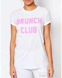 Adolescent Clothing Boyfriend T Shirt With Brunch Club Print