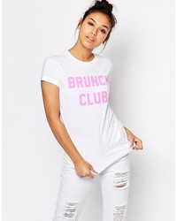 Adolescent Clothing Boyfriend T Shirt With Brunch Club Print