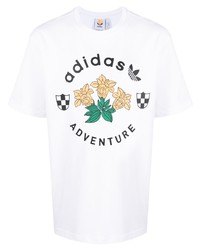 adidas Adventure Flowers Cotton T Shirt