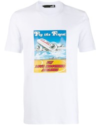 Love Moschino Airlines T Shirt