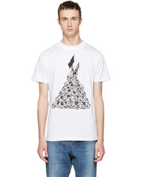 McQ Alexander Ueen White Bunny Flag T Shirt
