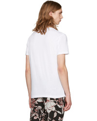 McQ Alexander Ueen White Graphic T Shirt