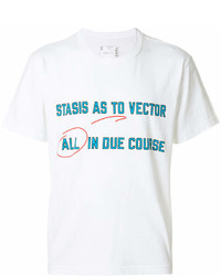 Sacai All In Due Course Print T Shirt