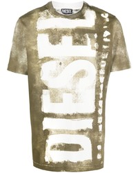 Diesel All Over Graphic Print T Shirt