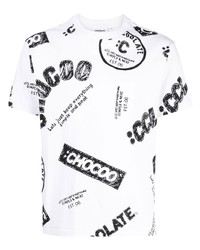 Chocoolate All Over Logo Print T Shirt