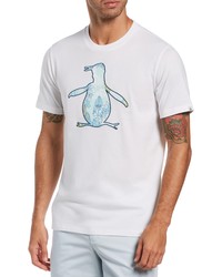 Original Penguin Aloha Floral Fill Pete Applique T Shirt