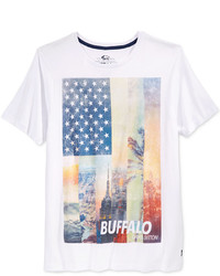 Buffalo David Bitton American Flag Graphic Print T Shirt