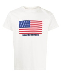 Phipps American Flag Print T Shirt