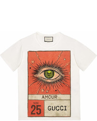 Gucci Amour Eye Print T Shirt