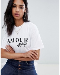 AX Paris Amour Short Sleeve T Shirt Amour Alwa