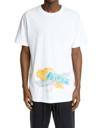 Off-White Andre Walker X Slim Fit Watercolor Print T Shirt