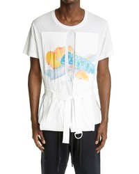 Off-White Andre Walker X Watercolor Paneled T Shirt