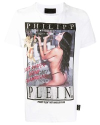 Philipp Plein Angel Print T Shirt