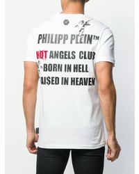 Philipp Plein Angel Studded Logo T Shirt