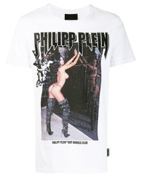 Philipp Plein Angel Studded Logo T Shirt