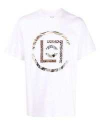 Clot Animal Print Logo Patch T Shirt