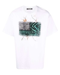 Roberto Cavalli Animal Print T Shirt