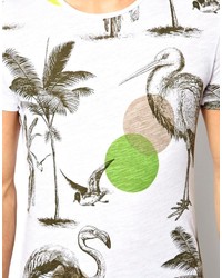 Antony Morato T Shirt With Bird Print