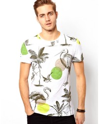 Antony Morato T Shirt With Bird Print