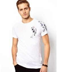 Antony Morato T Shirt With Pin Up Print White