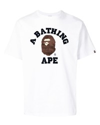 A Bathing Ape Ape Head Logo Cotton T Shirt