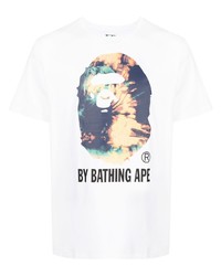 A Bathing Ape Ape Tie Dye Printed Tshirt