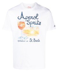 MC2 Saint Barth Aperol Spritz Cotton T Shirt