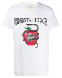 Off-White Apple Snake Print T Shirt