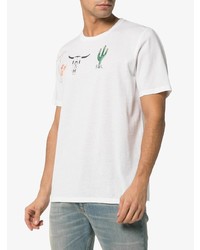 Saint Laurent Arizona Printed Cotton T Shirt
