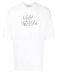 Off-White Arrow Print Cotton T Shirt