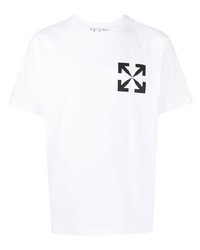 Off-White Arrows Print Cotton T Shirt
