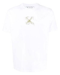 Off-White Arrows Print Cotton T Shirt