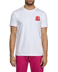Psycho Bunny Asher 3d Logo Tee In White At Nordstrom