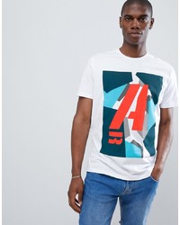 ASOS DESIGN Asos Go Beyond Basic T Shirt With Letter Geometric Print