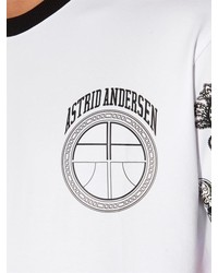 Astrid Andersen Printed Cotton Blend Jersey T Shirt