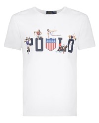 Polo Ralph Lauren Athletic Logo Print T Shirt