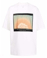 Oamc Aurora Print T Shirt