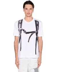 Love Moschino Backpack Printed Cotton Jersey T Shirt