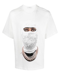 Ih Nom Uh Nit Balaclava Print Detail T Shirt