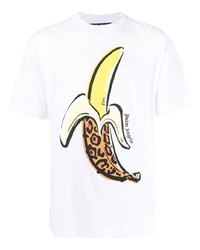 Palm Angels Banana Graphic Print T Shirt